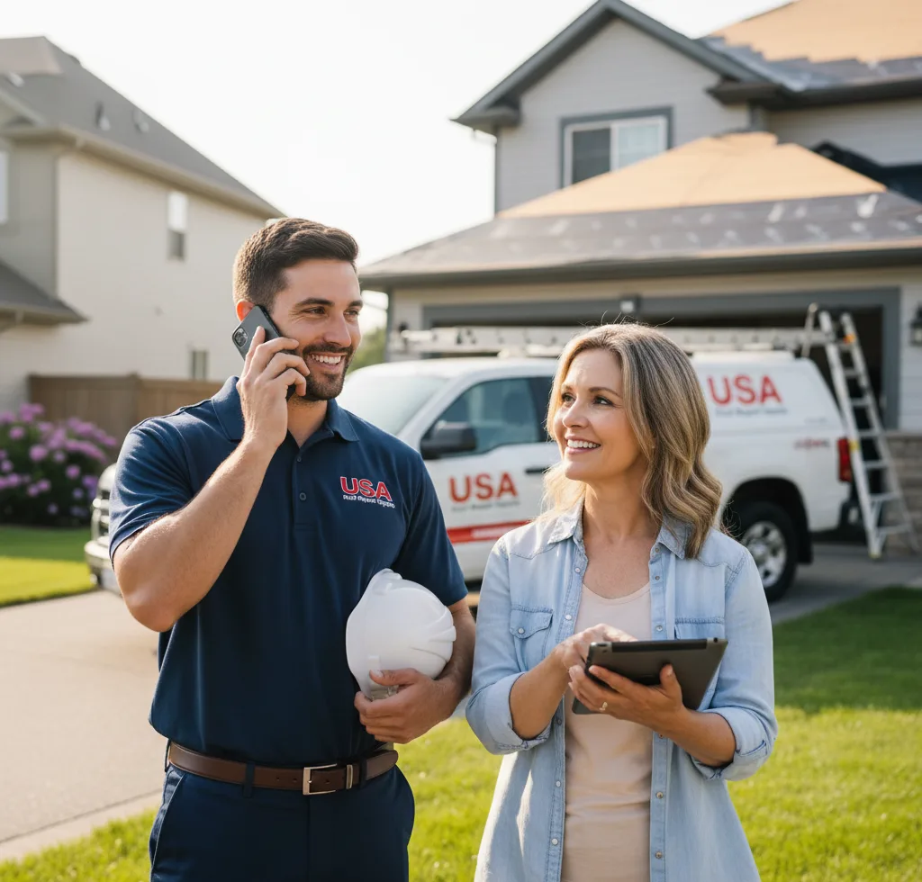 USA Roof Repair Experts customer support in Kintnersville